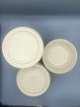 24 oz Classic Round Sugarcane Natural Bagasse for take-out Compostable, case 500