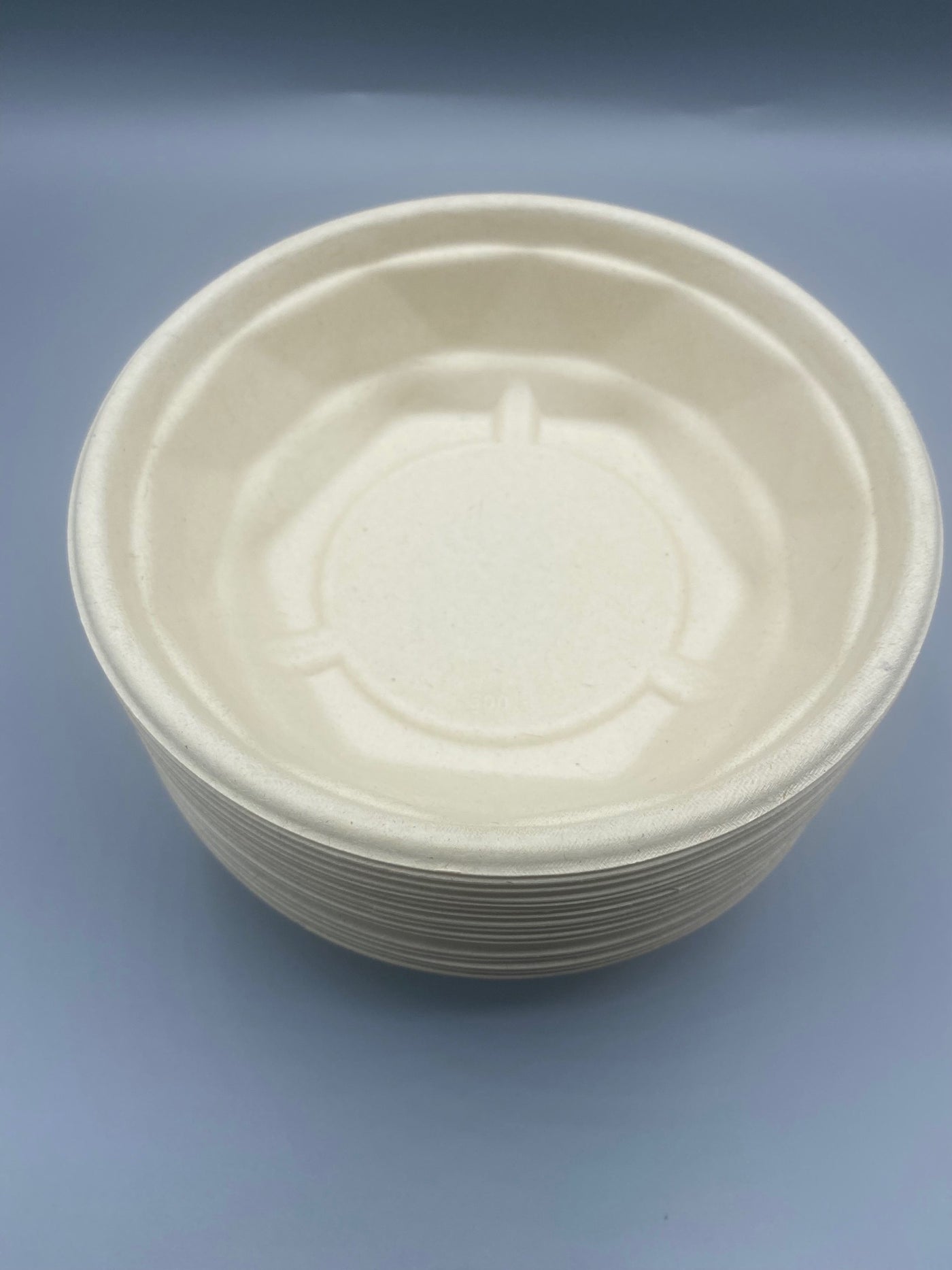 24 oz Classic Round Sugarcane Natural Bagasse for take-out Compostable, case 500