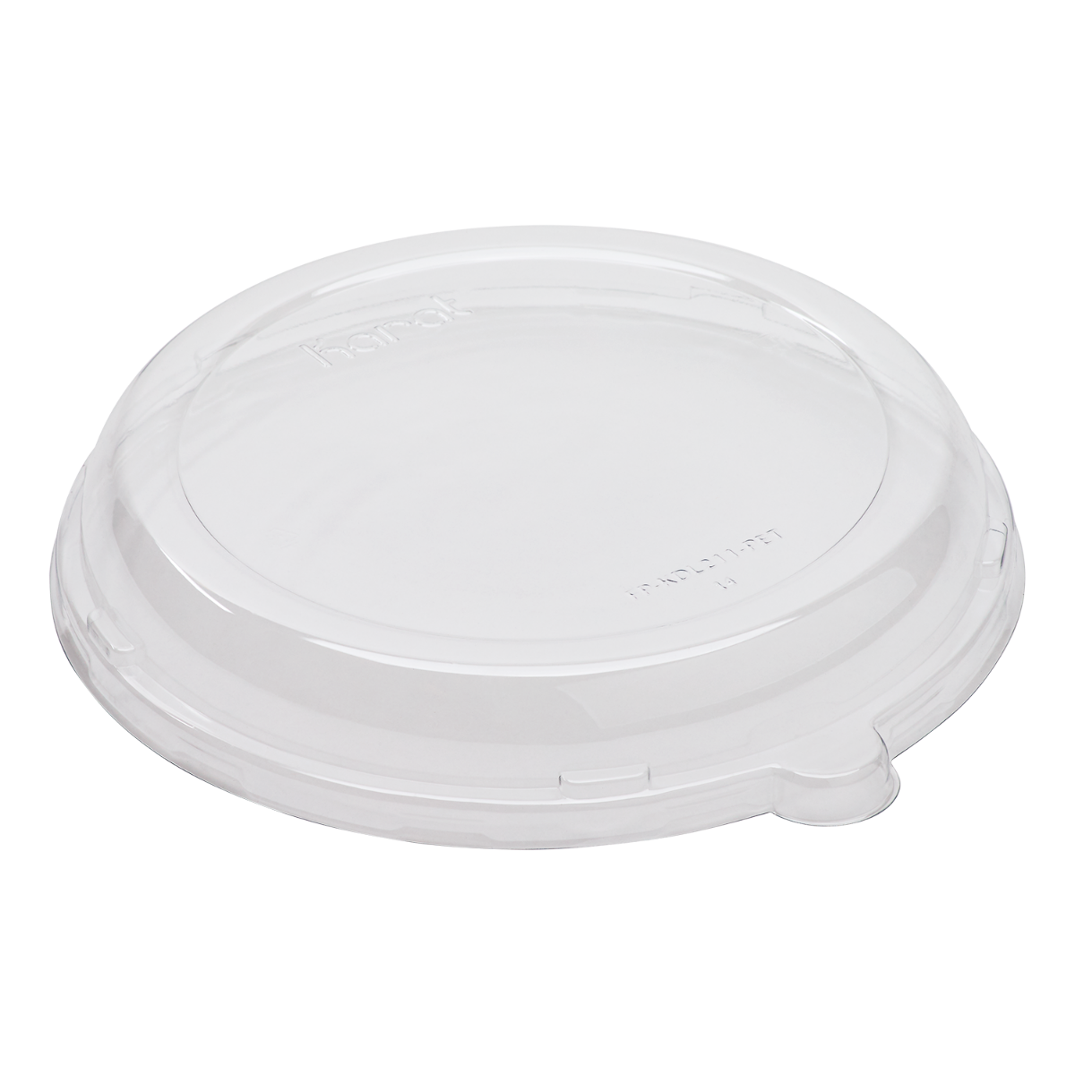 Clear Dome Lids for Round Sugarcane Bagasse Biodegradable White Bowls 24 oz, 500/case